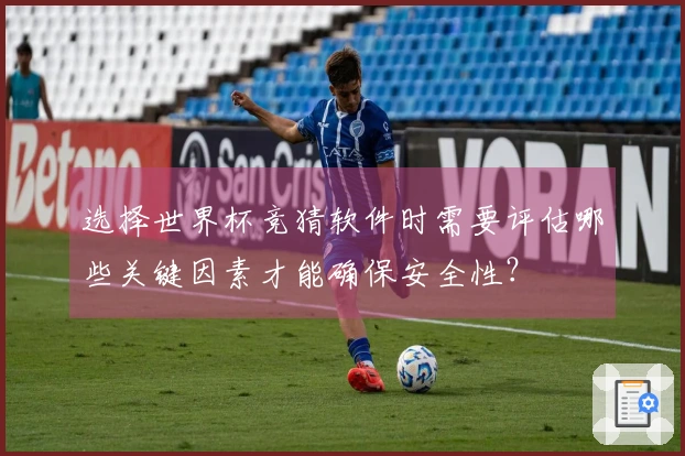 选择世界杯竞猜软件时需要评估哪些关键因素才能确保安全性？