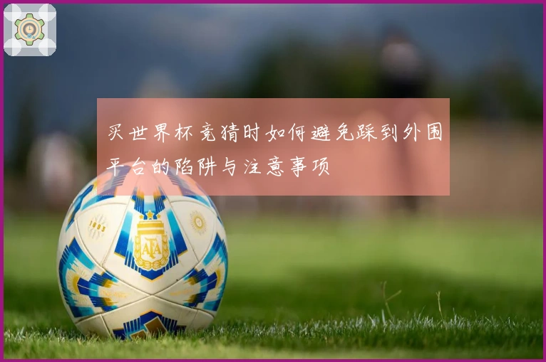买世界杯竞猜时如何避免踩到外围平台的陷阱与注意事项